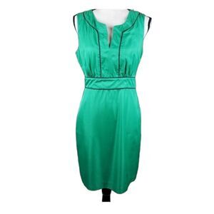Banana Republic Green Sleeveless Dress Sz 2